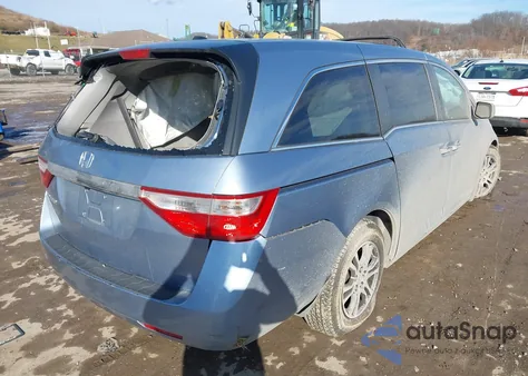 2011 Honda Odyssey Ex-L из США, поврежденный, VIN 5FNRL5H62BB077588